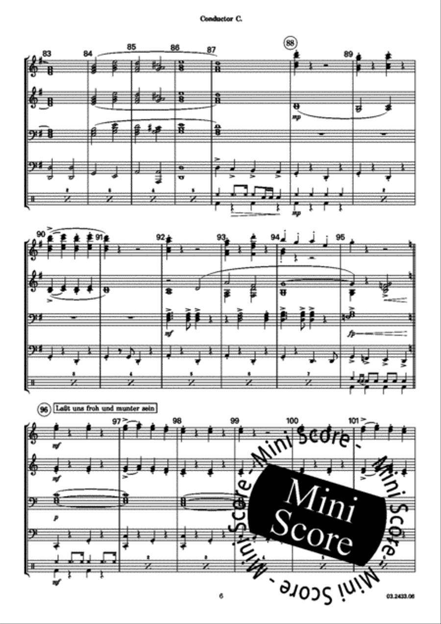 Klingende Weihnacht Fanfare Band scores gallery preview page 32