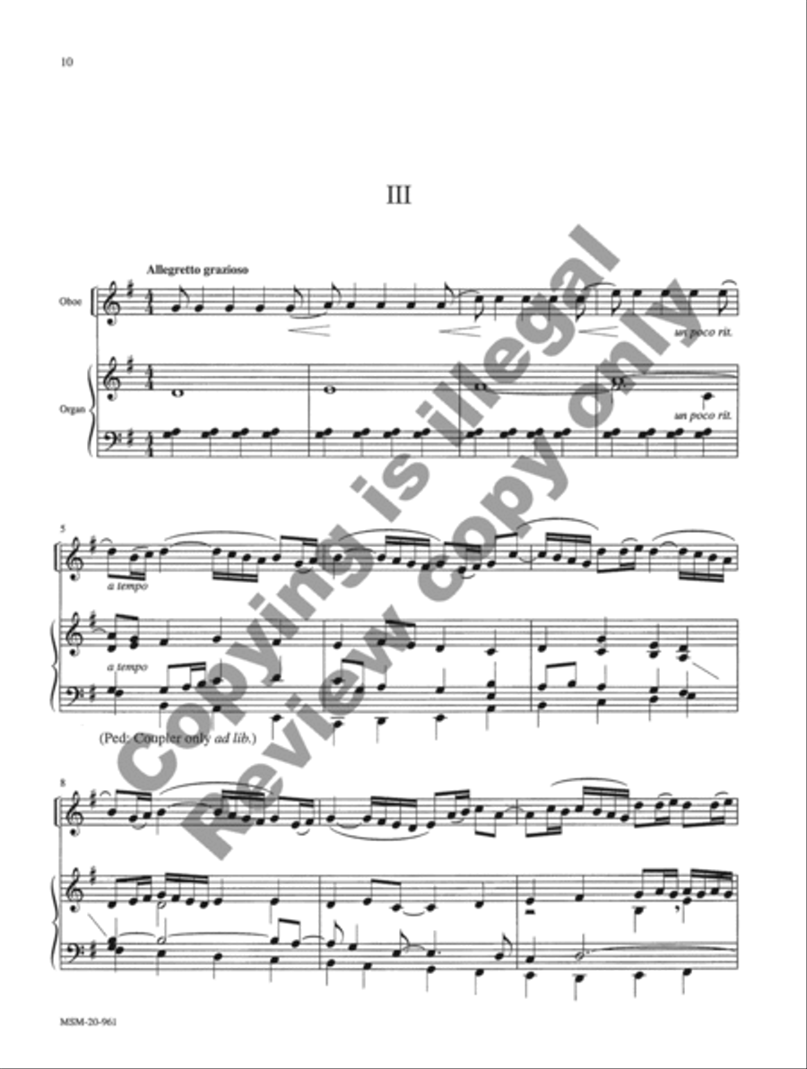 Sonata da Chiesa Oboe scores gallery preview page 12