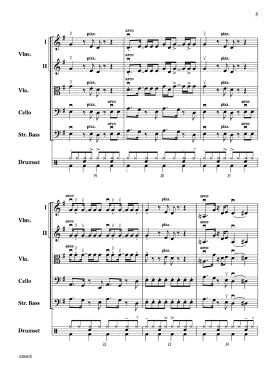 Uptown Funk: Score Uptown Funk: Score String Orchestra scores gallery preview page 5