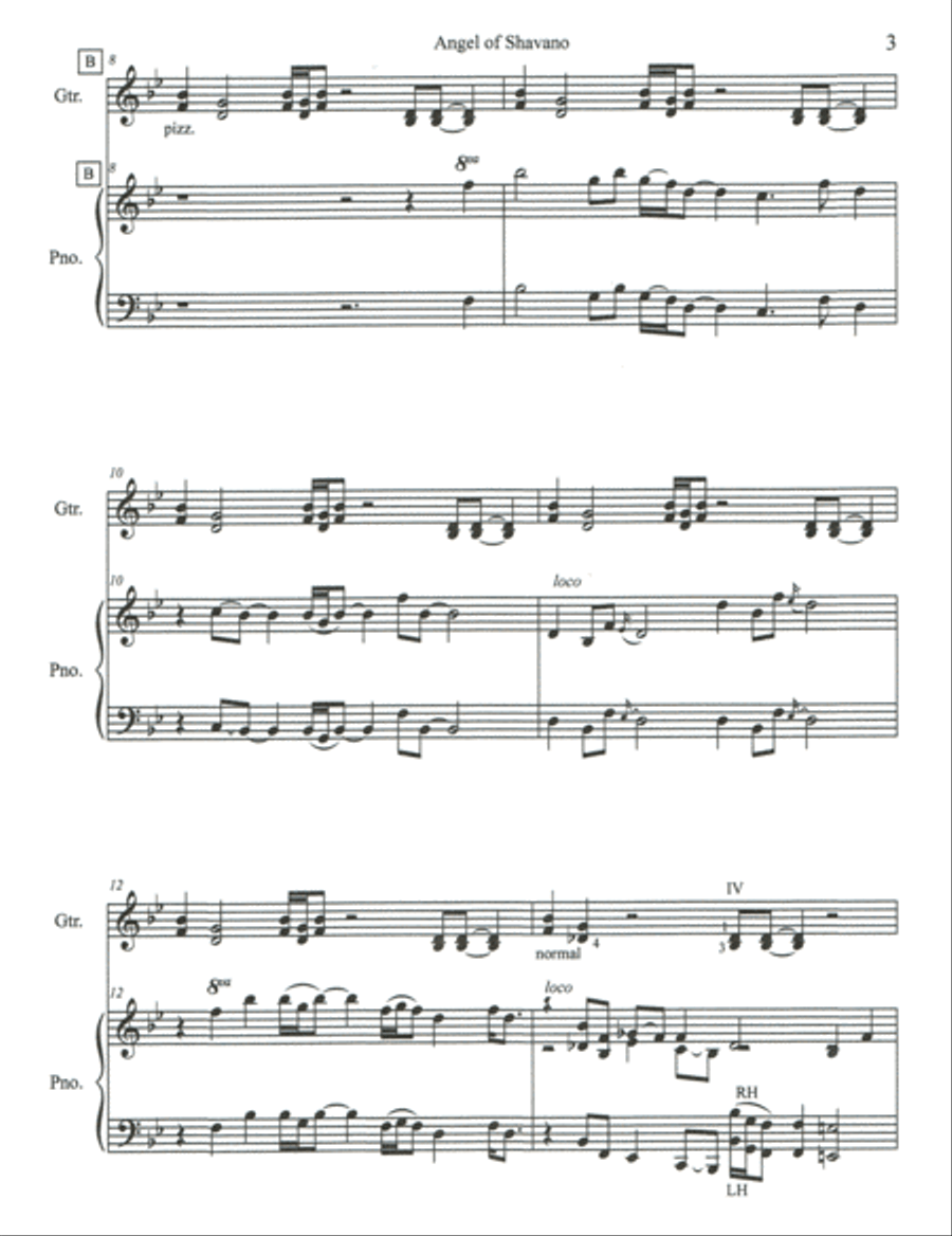 Angel of Shavano Acoustic Guitar scores gallery preview page 4