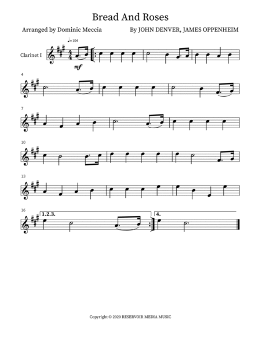 Bread And Roses Bread And Roses Small Ensemble scores gallery preview page 3
