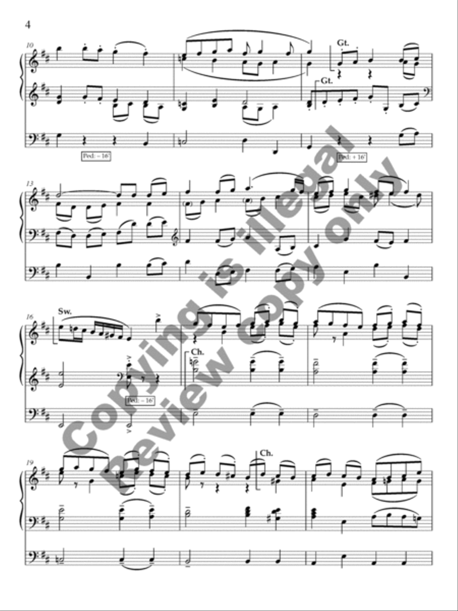 Ancient Airs and Dances, Suite No. 1 Organ Solo scores gallery preview page 25