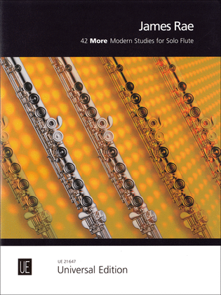 Book cover for 42 More Modern Studies for Solo Flute