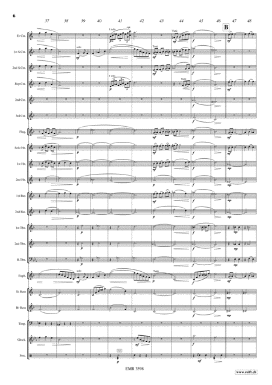 Les Adieux Les Adieux Brass Band scores gallery preview page 7
