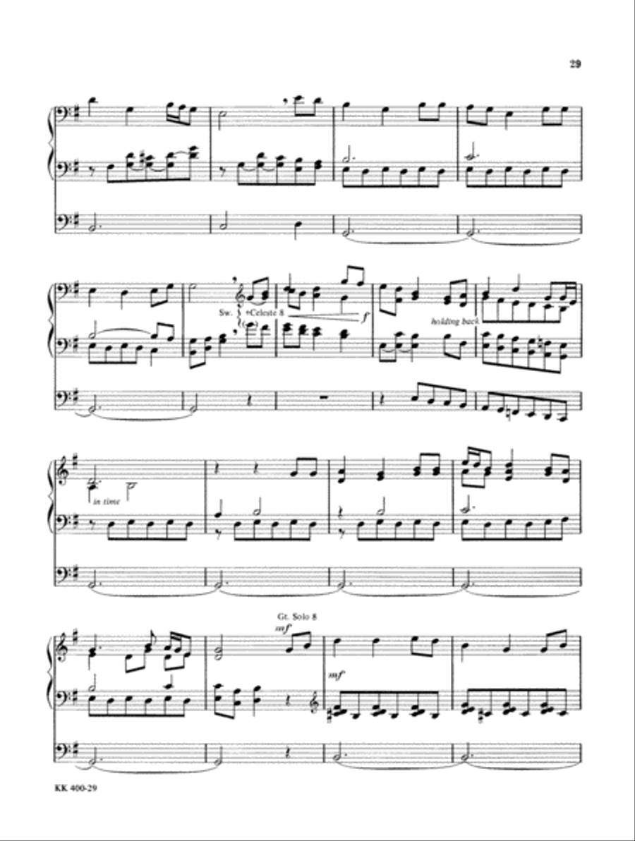 Wood Works for Organ, Book 2 Organ Solo scores gallery preview page 21