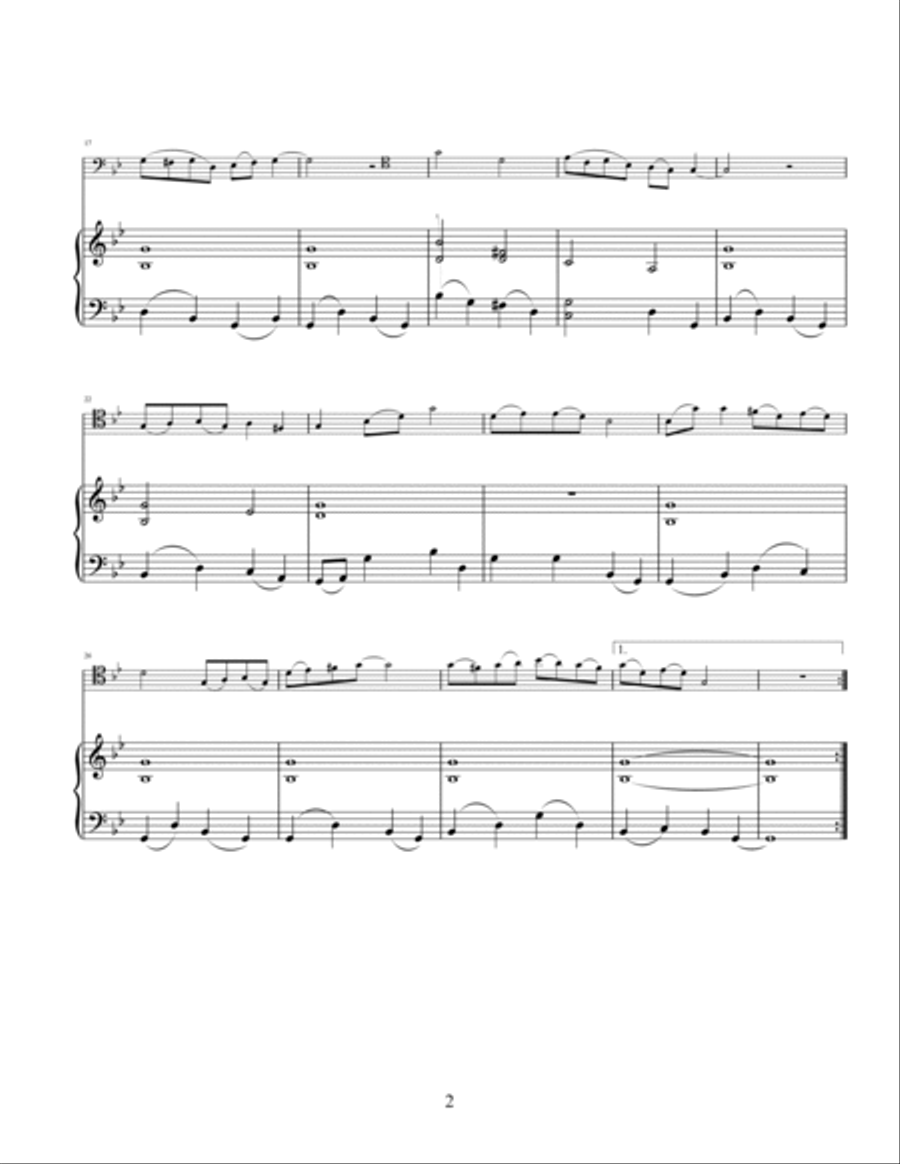 Benedictus Piano scores gallery preview page 3