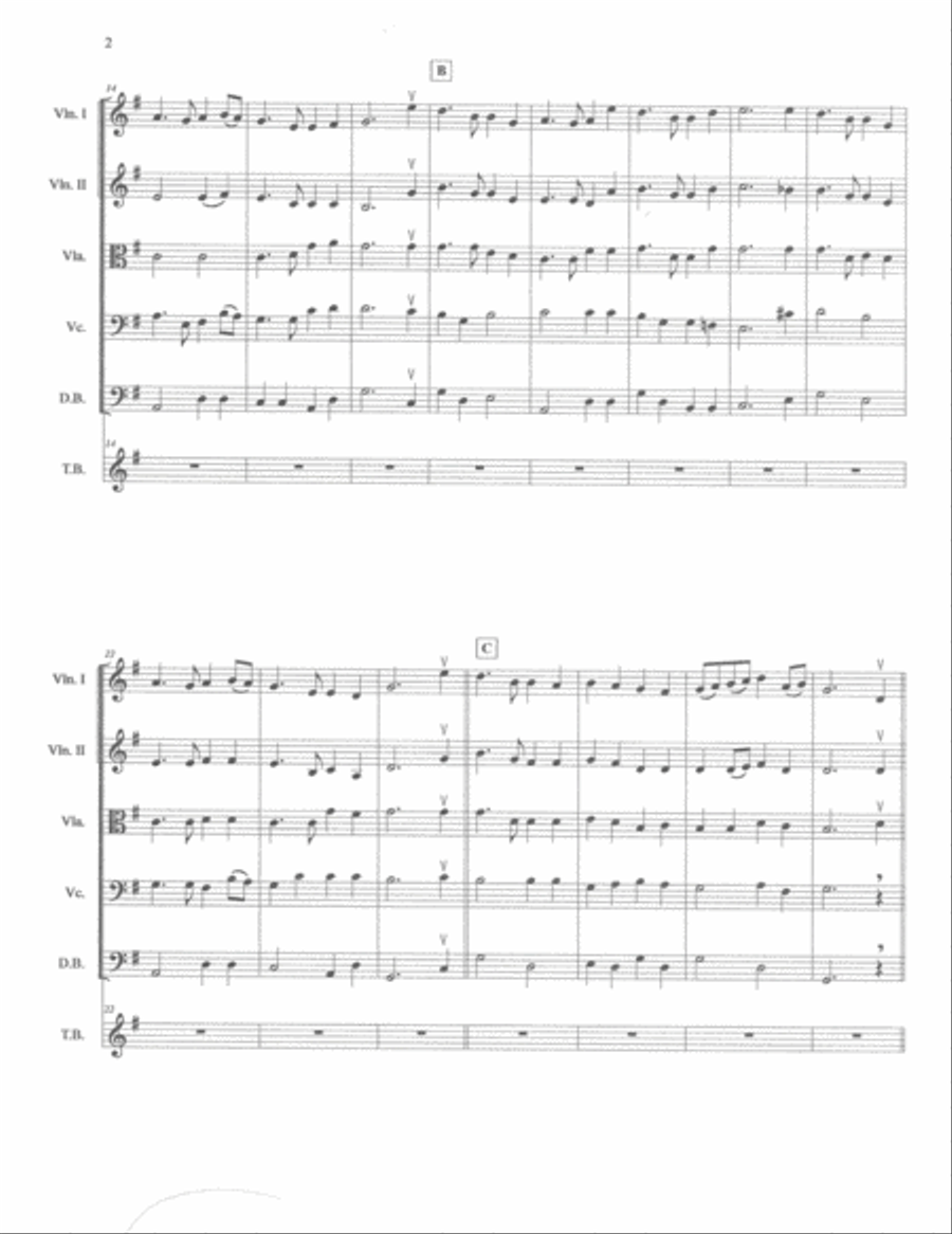 Auld Lang Syne String Orchestra scores gallery preview page 5