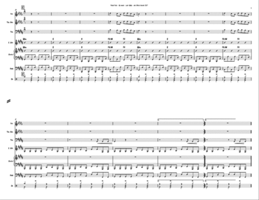 Poker Face Poker Face Jazz Ensemble scores gallery preview page 3