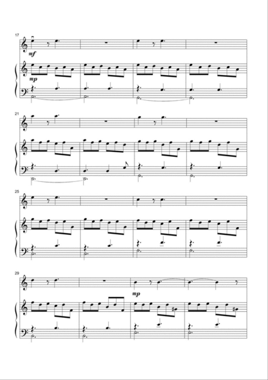 Fanny, Stolpersteine Variations Violin Solo scores gallery preview page 2