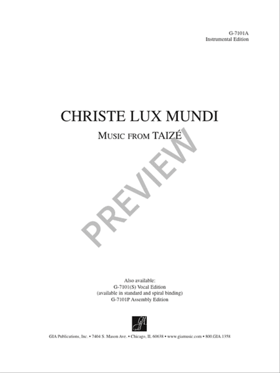 Christe Lux mundi - Instrument edition Guitar scores gallery preview page 3