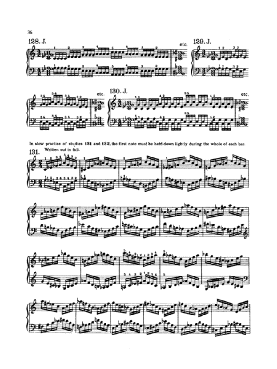 Beringer: Daily Technical Studies for Piano Piano Method scores gallery preview page 4
