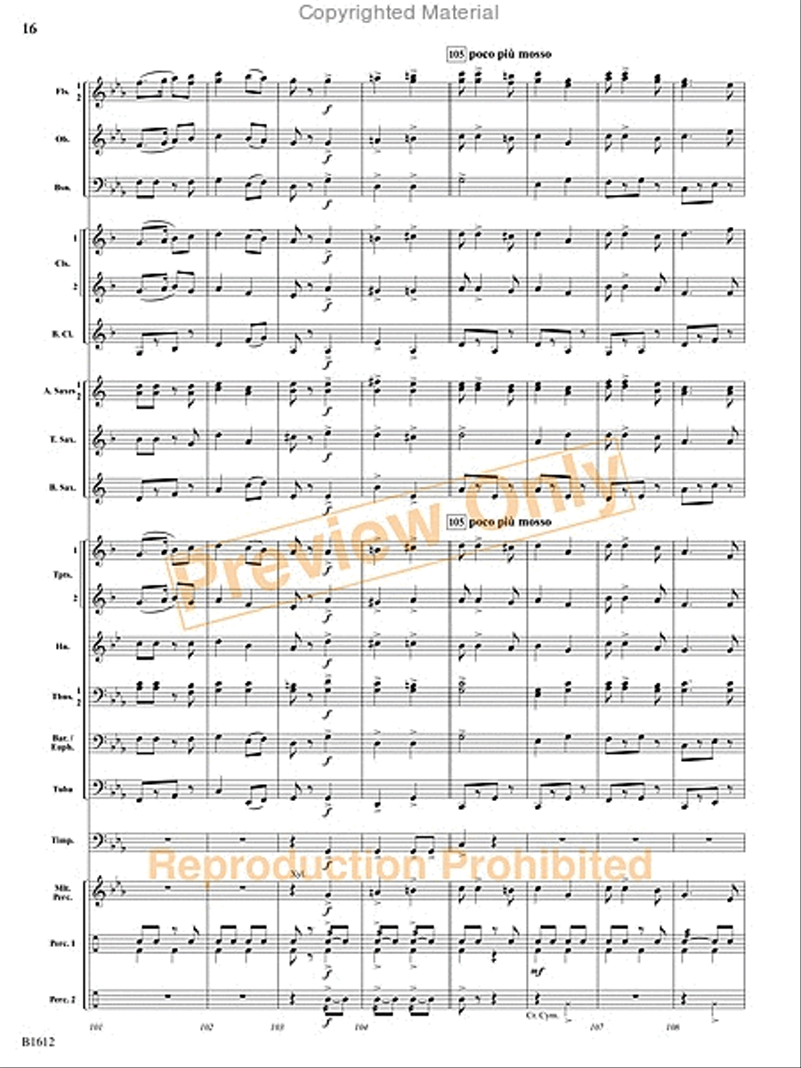 Hopak! Concert Band scores gallery preview page 17