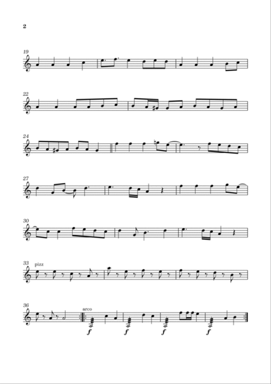 Bloody Mary Violin Solo scores gallery preview page 2