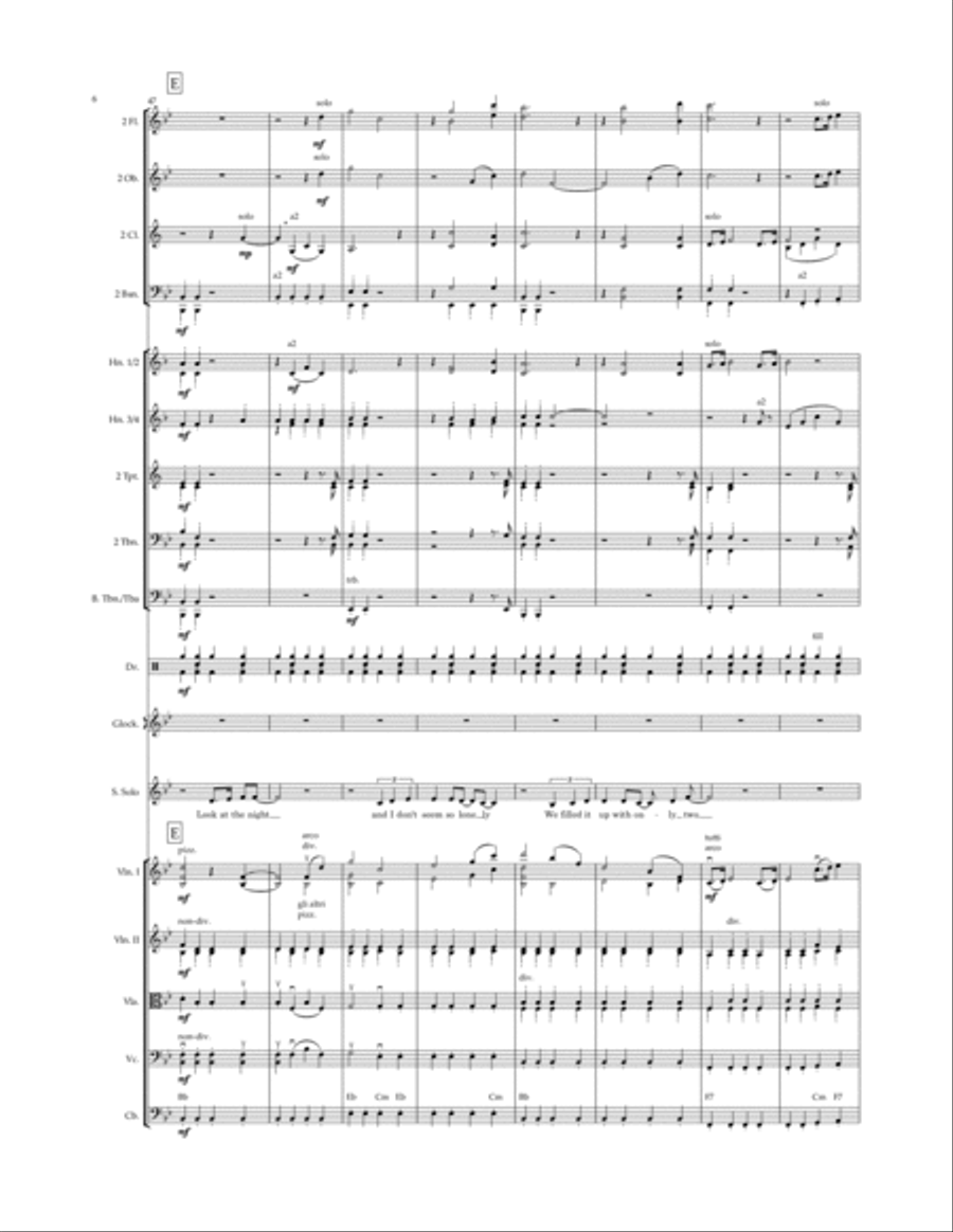 Sweet Caroline Sweet Caroline Full Orchestra scores gallery preview page 6