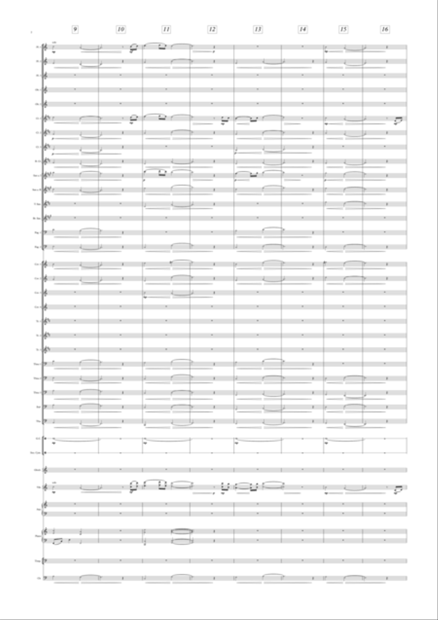 ELEGY Concert Band scores gallery preview page 3