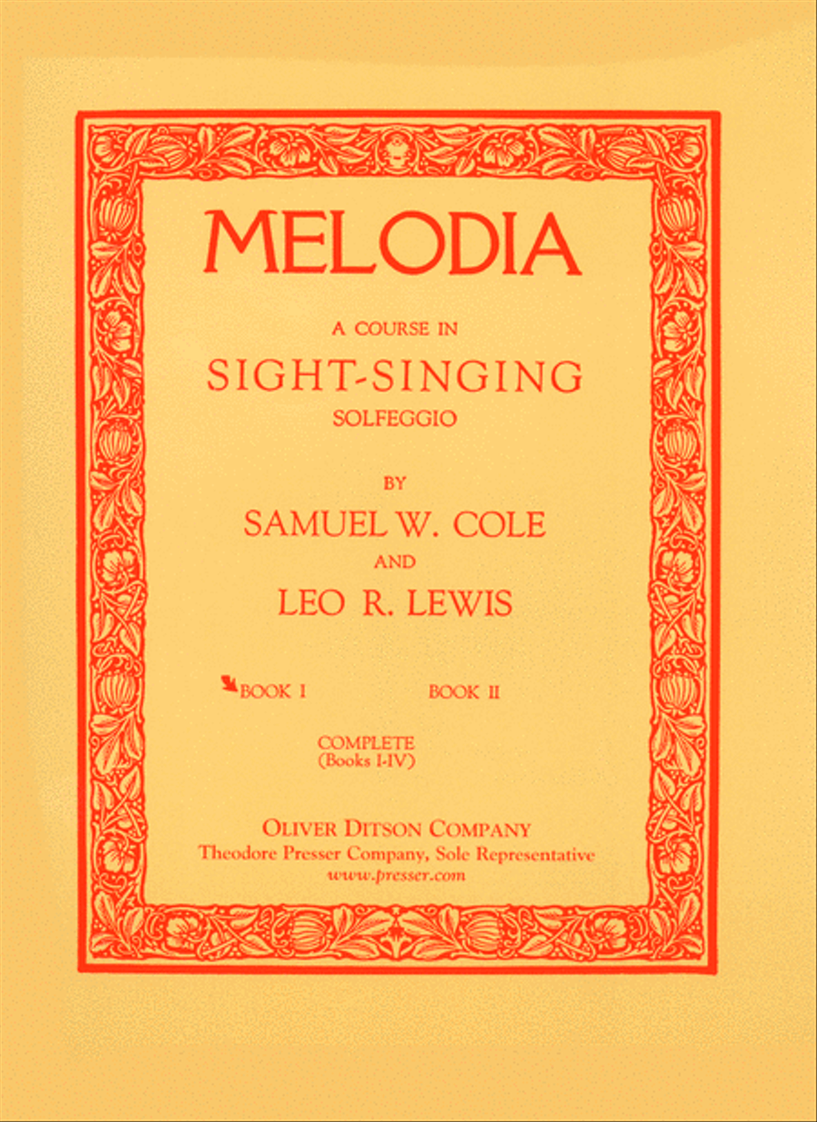 Melodia, Book 1 Chamber Music scores gallery preview page 1
