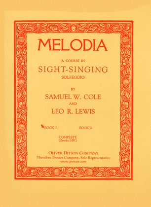 Book cover for Melodia, Book 1