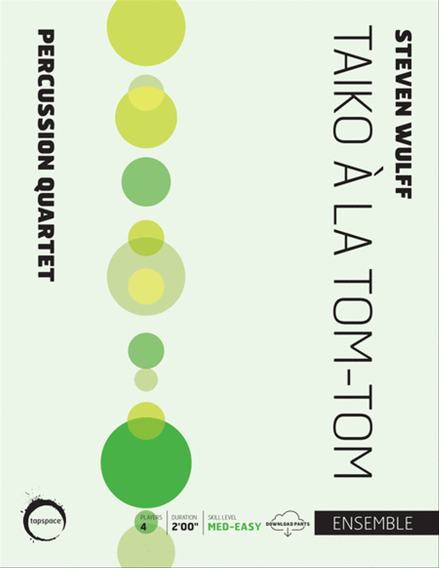 Taiko a la Tom-Tom Taiko a la Tom-Tom Percussion Ensemble scores gallery preview page 1