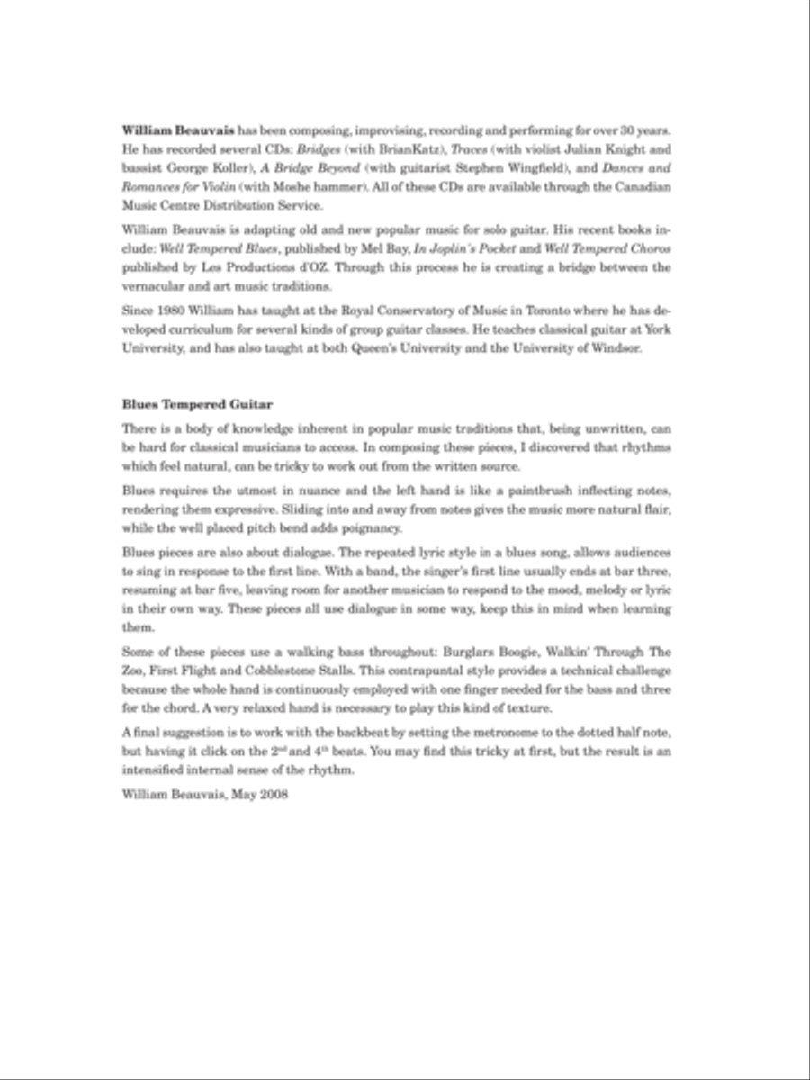Blues Tempered Guitar Blues Tempered Guitar Electric Guitar scores gallery preview page 2