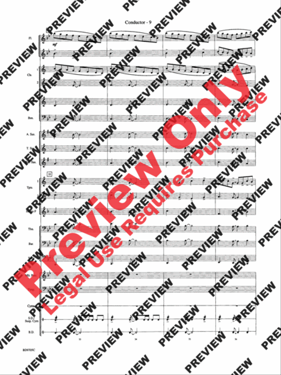 High Sierras High Sierras Concert Band scores gallery preview page 11
