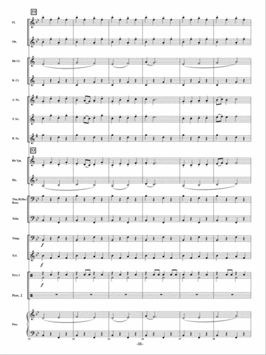 Hobbit Dance Hobbit Dance Concert Band scores gallery preview page 10