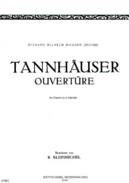Tannhäuser und der Sängerkrieg auf Wartburg Piano Solo - Sheet Music