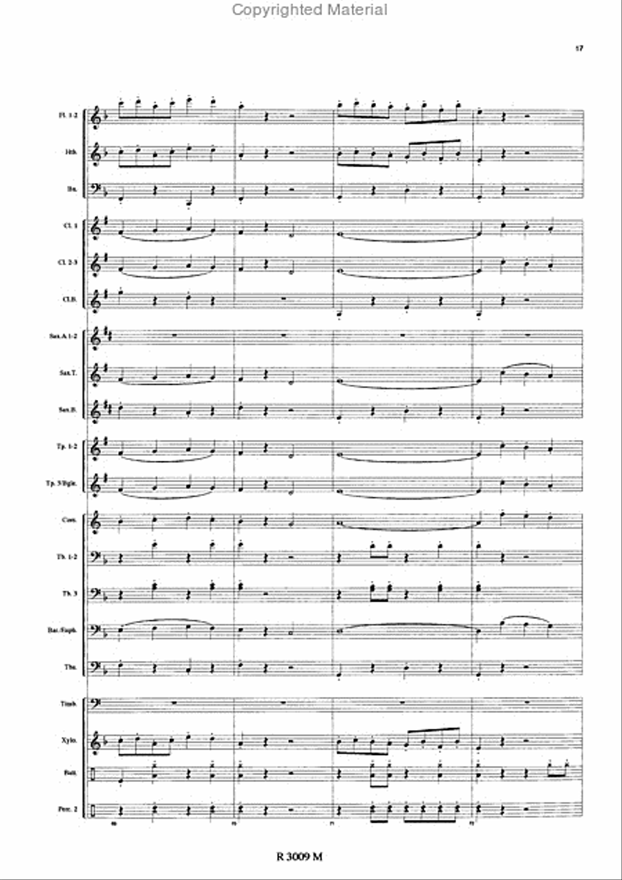 Brigades du Tigre Concert Band scores gallery preview page 18