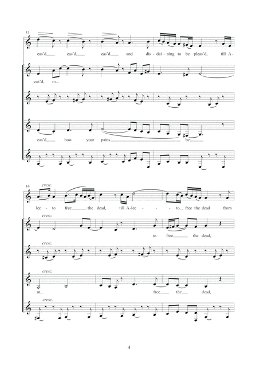 Music for a while SSAA scores gallery preview page 4