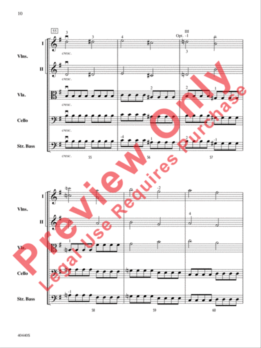 Symphony No. 29, K. 201 Symphony No. 29, K. 201 String Orchestra scores gallery preview page 11