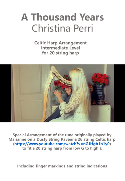 A Thousand Years by Christina Perri Harp - Digital Sheet Music