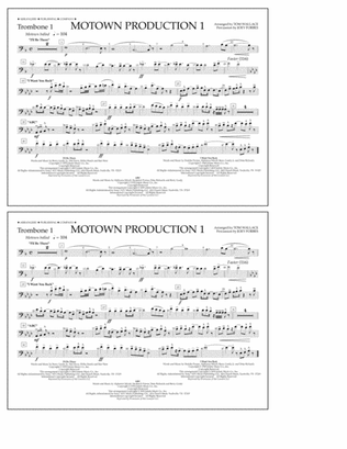 Motown Production 1(arr. Tom Wallace) - Trombone 1