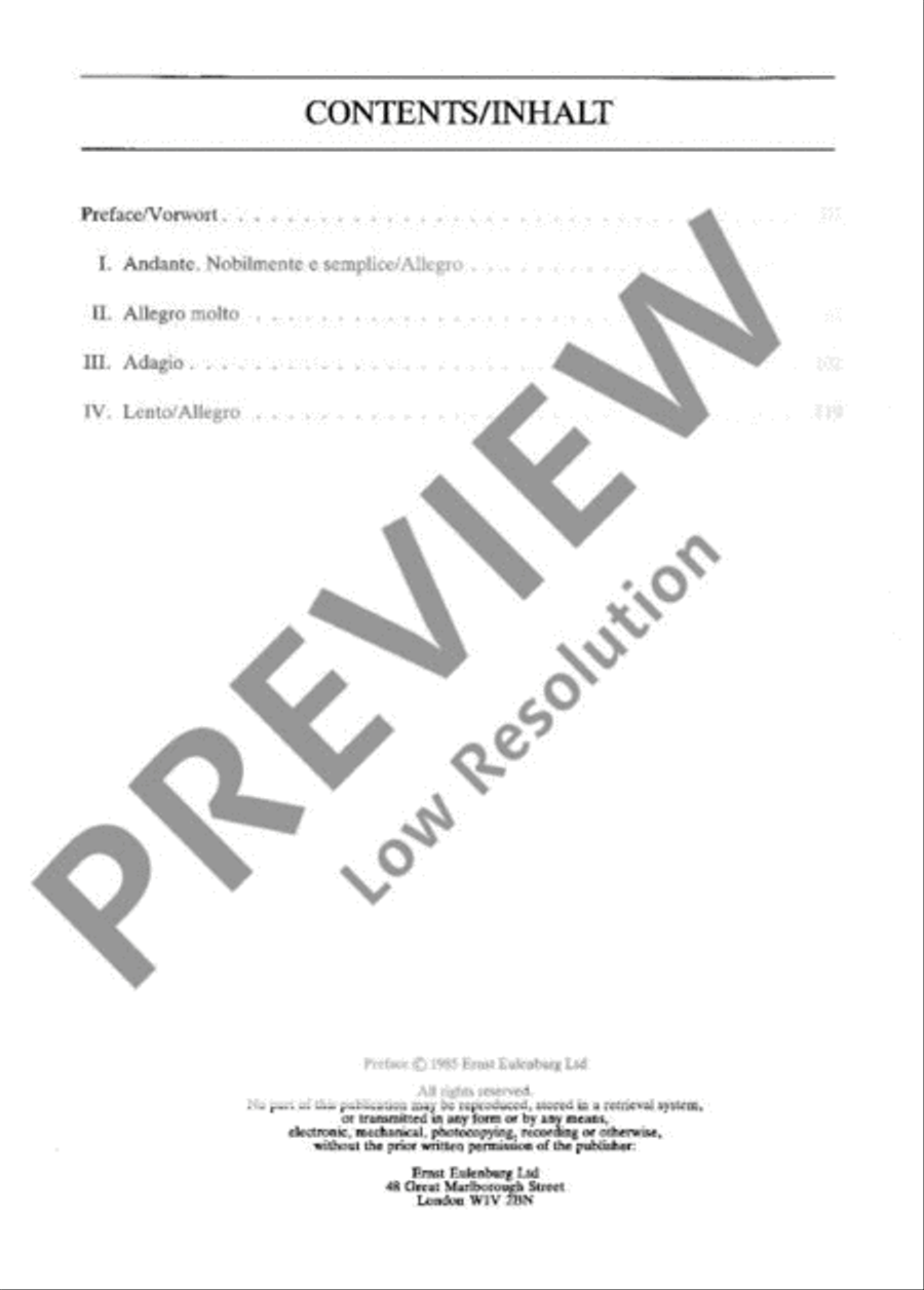 Symphony No. 1 Ab major Orchestra scores gallery preview page 3