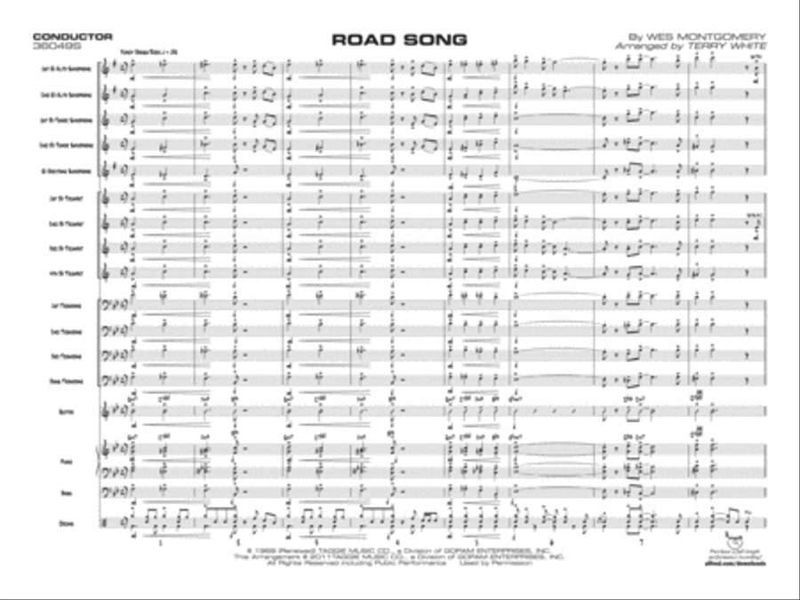 Road Song Road Song Jazz Ensemble scores gallery preview page 2