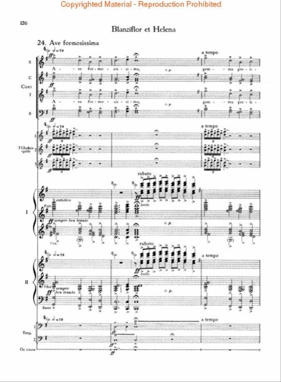 Carmina Burana Choir scores gallery preview page 4