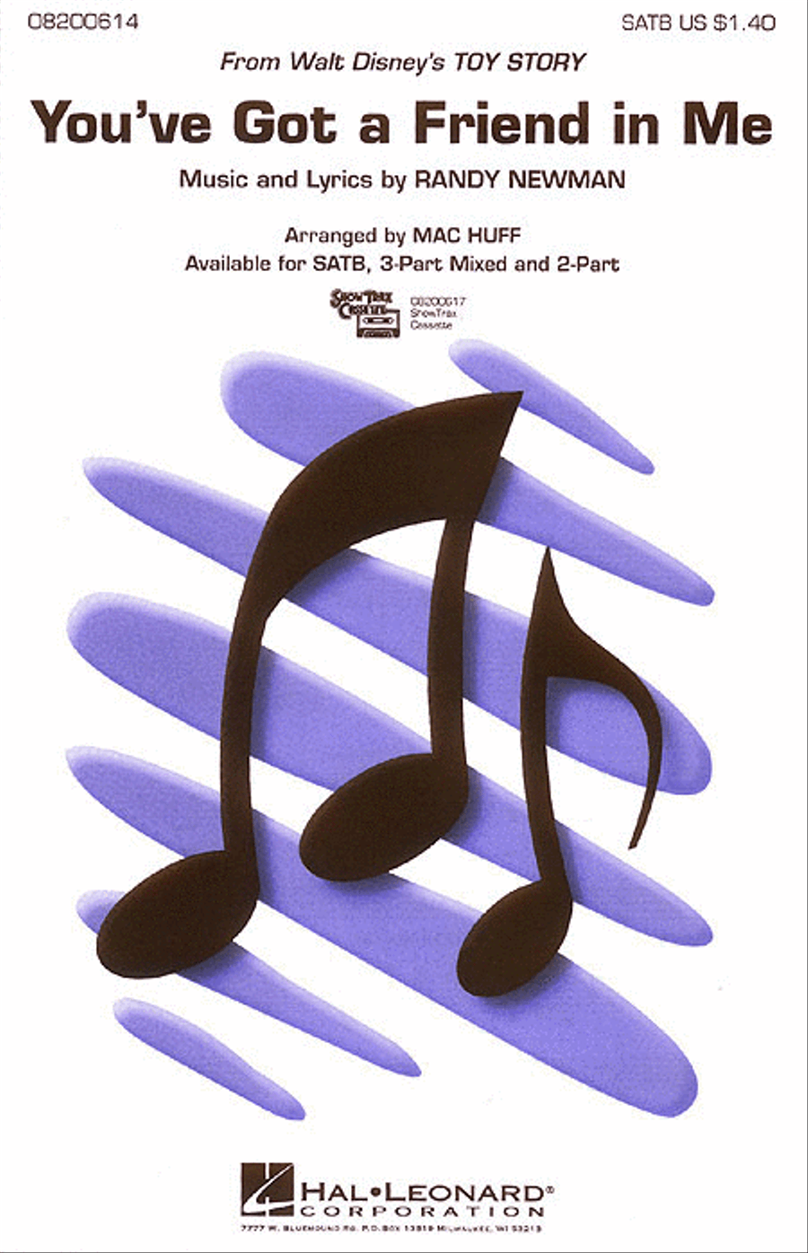You've Got a Friend in Me 4-Part scores gallery preview page 1