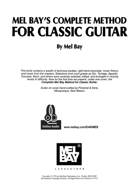Complete Method for Classic Guitar