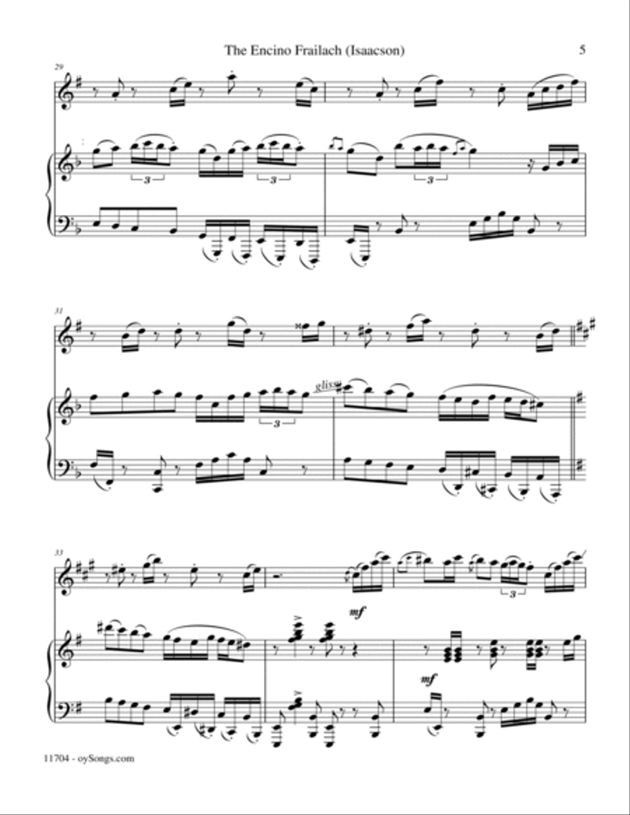 Encino Frailach Piano scores gallery preview page 5