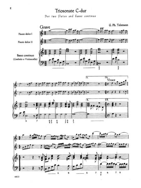Telemann: Trio Sonata in C Major