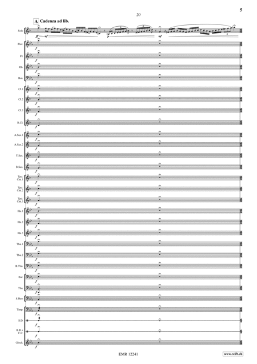 Napoli Concert Band scores gallery preview page 5