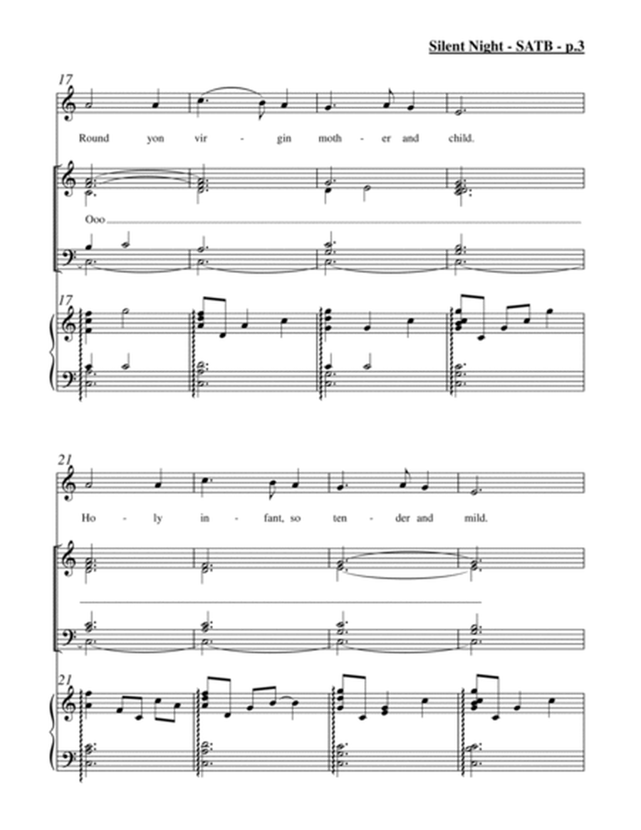 Silent Night (SATB) image number null