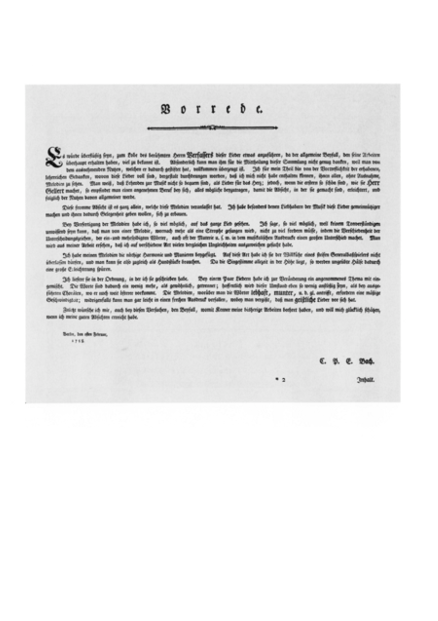 Geistliche Oden und Lieder (Gellert) Collection / Songbook scores gallery preview page 8