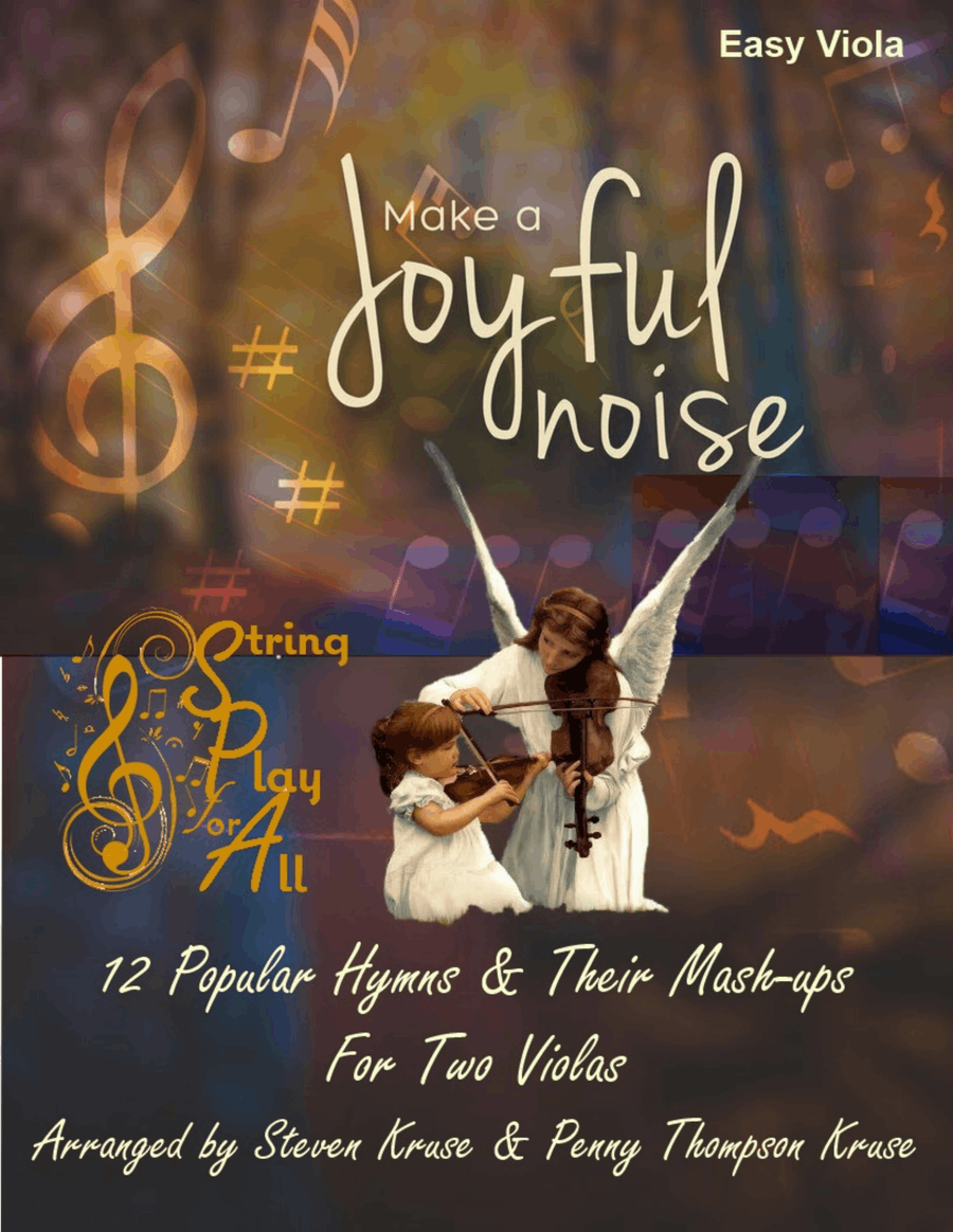 Make a Joyful Noise: 12 Popular Hymns and Their Mash-ups for Two Violas String Duet scores gallery preview page 1