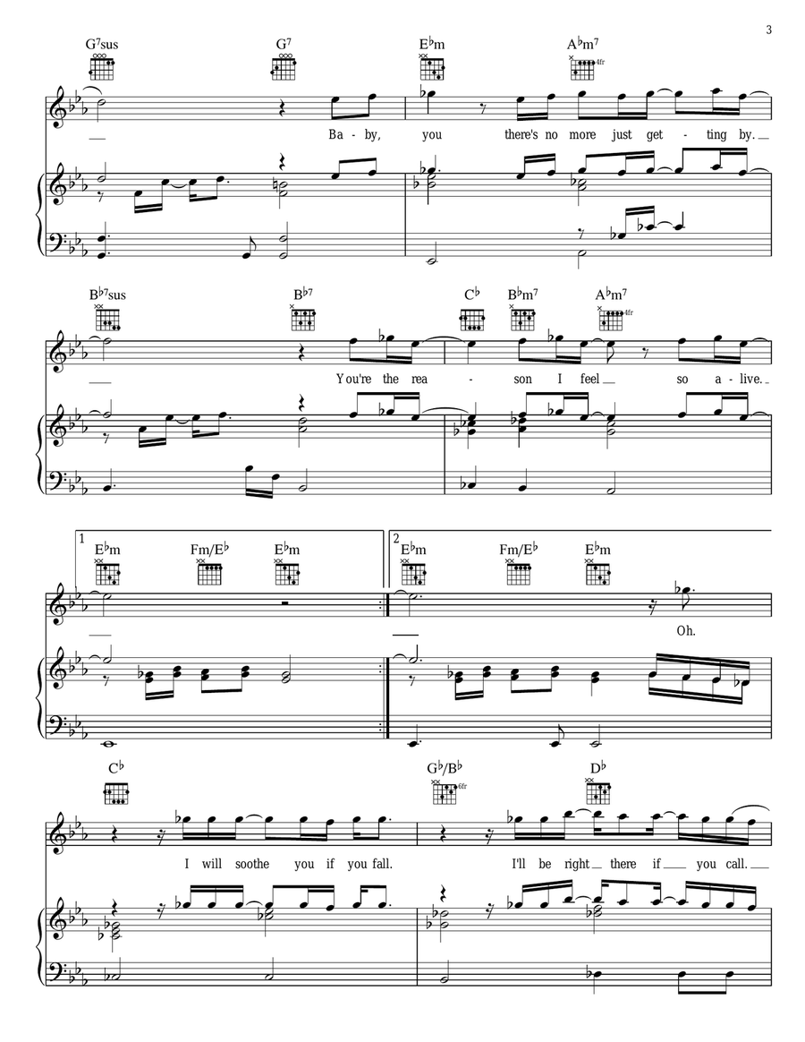 My Baby You My Baby You Acoustic Guitar scores gallery preview page 3
