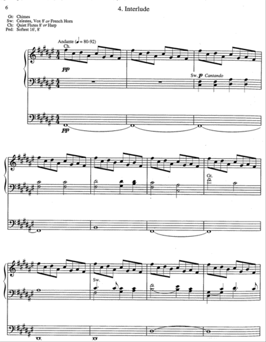 Partita on Nicaea Partita on Nicaea Organ scores gallery preview page 3