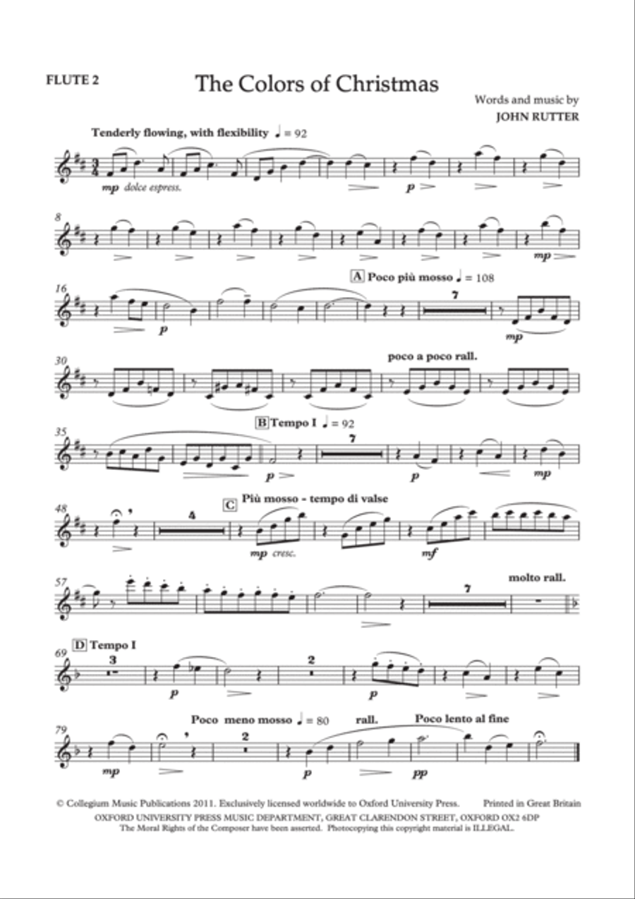 The Colors of Christmas Chamber Orchestra scores gallery preview page 3