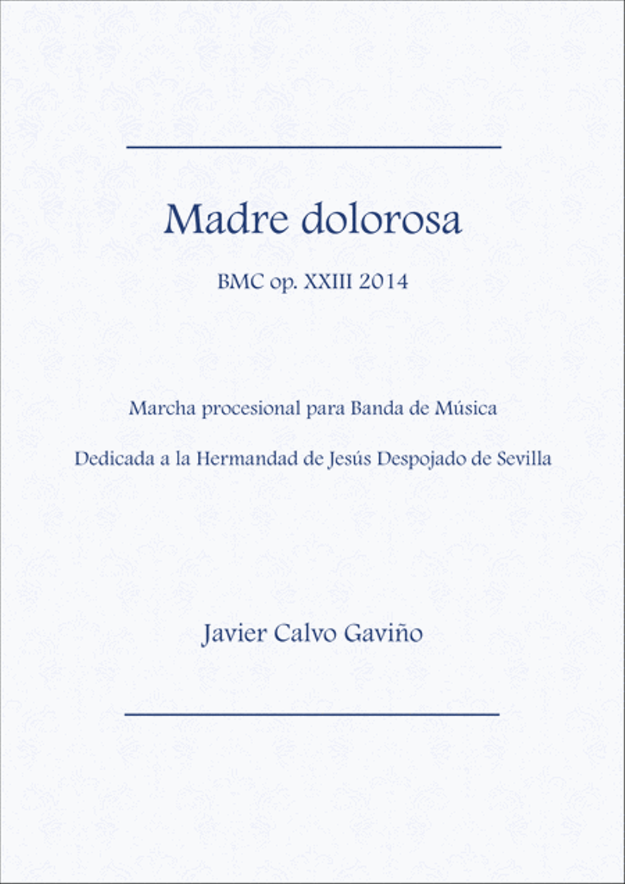 Madre dolorosa Concert Band scores gallery preview page 1