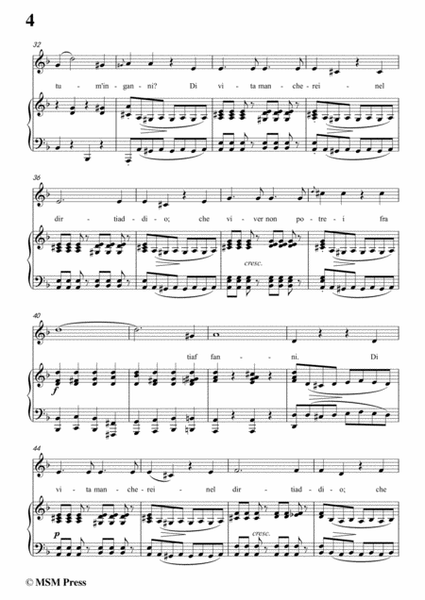 Schubert-Vedi Quanto Adoro,in C Major,for Voice&Piano image number null