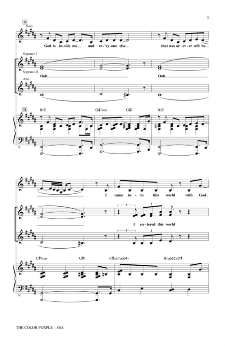 The Color Purple SSA scores gallery preview page 2