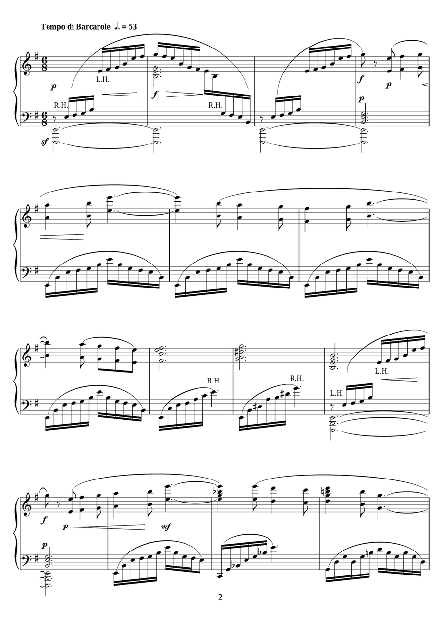 The Legend Of The Glass House Piano Solo scores gallery preview page 2