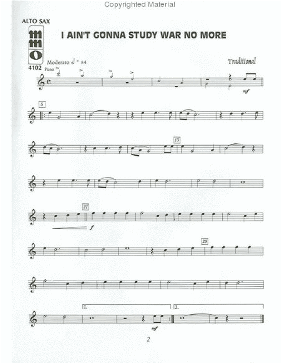 Easy Alto Sax Solos - Volume 2 Alto Saxophone scores gallery preview page 2